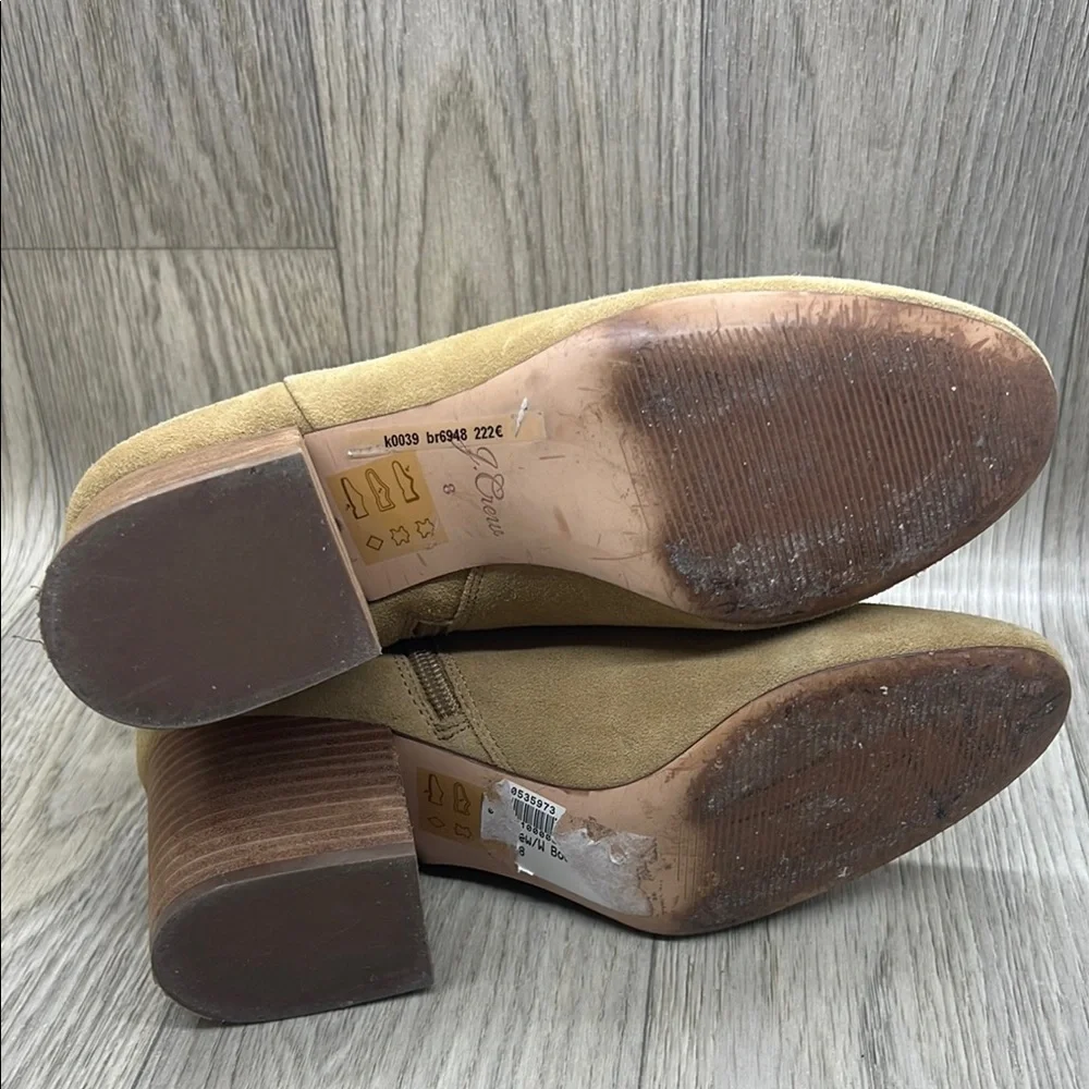J.Crew Tan Suede Ankle Boots - Picture 13 of 14